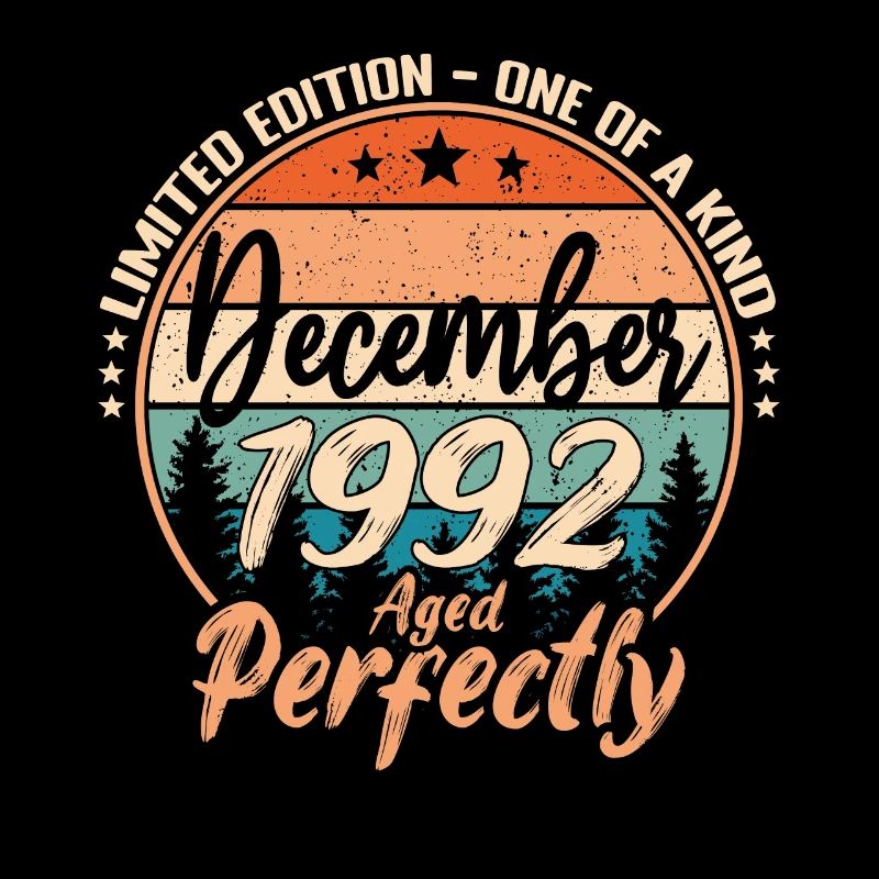 Décembre 1992 anniversaire 1992 légendes Décembre