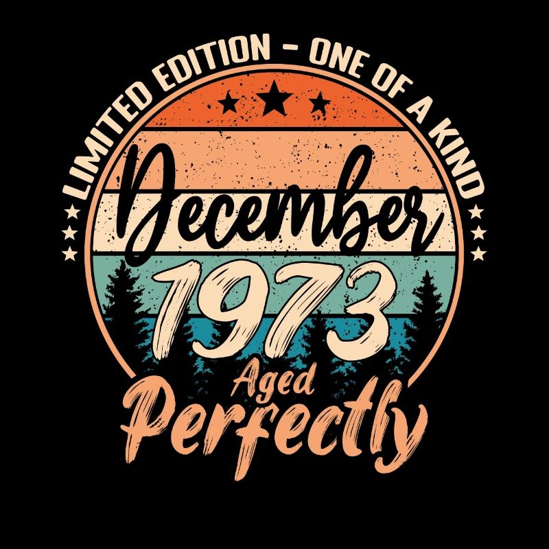 Décembre 1973 anniversaire 1973 légendes Décembre
