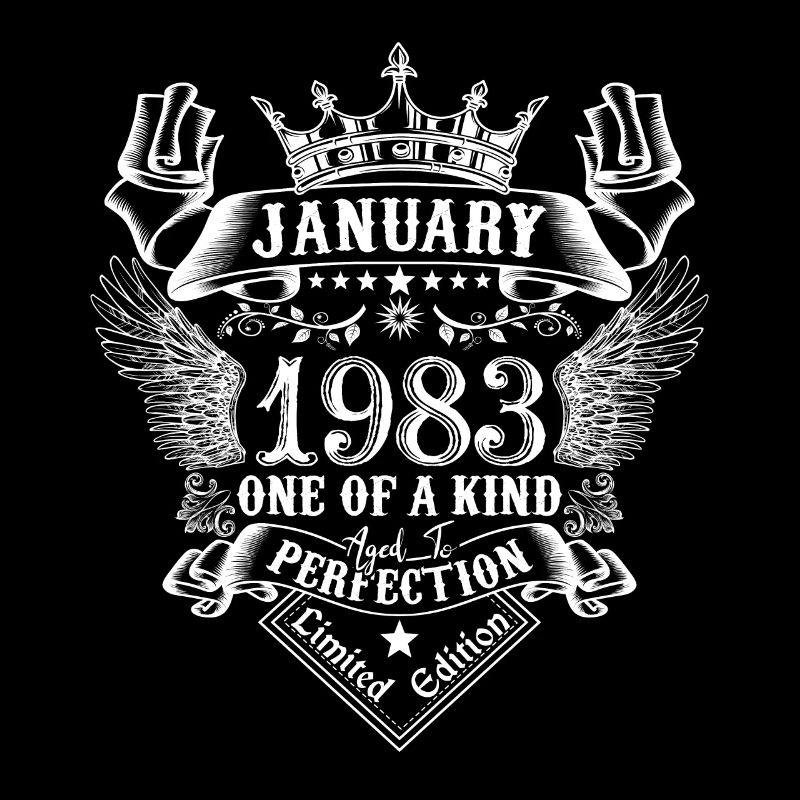 1983 Janvier 1983 anniversaire Janvier 1983