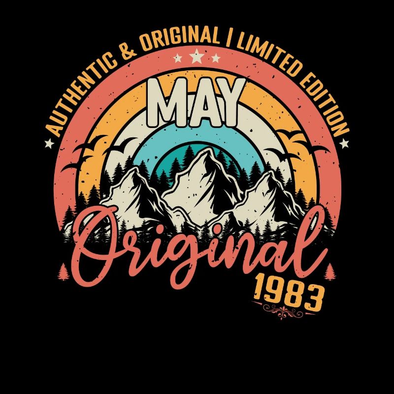 May 1983 May Birthday 1983 May Original
