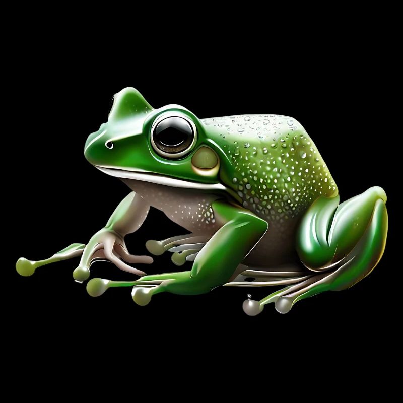 Rain Frog Water Drop Frog