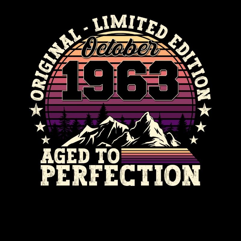 Original Octobre 1963 59th Birthday Gift