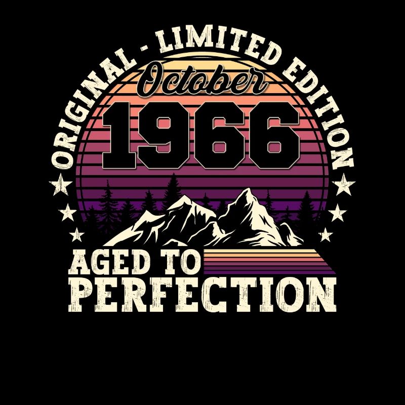 Original Octobre 1966 56th Birthday Gift