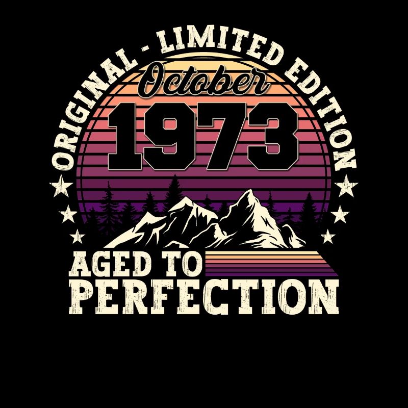 Original Octobre 1973 49th Birthday Gift