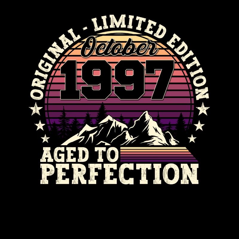 Original Octobre 1997 25th Birthday Gift