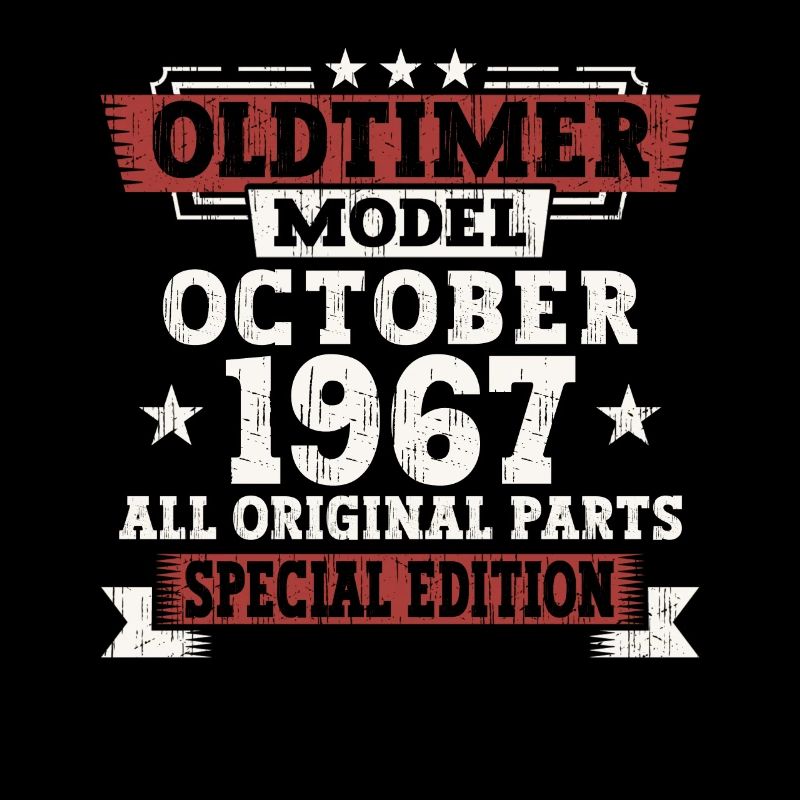Oldtimer Octobre 1967 cadeau de 55e anniversaire