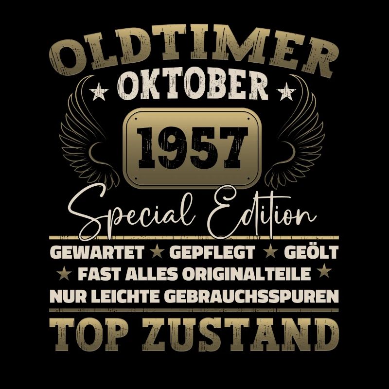 Oldtimer Oktober 1957 65. Geburtstag Geschenk
