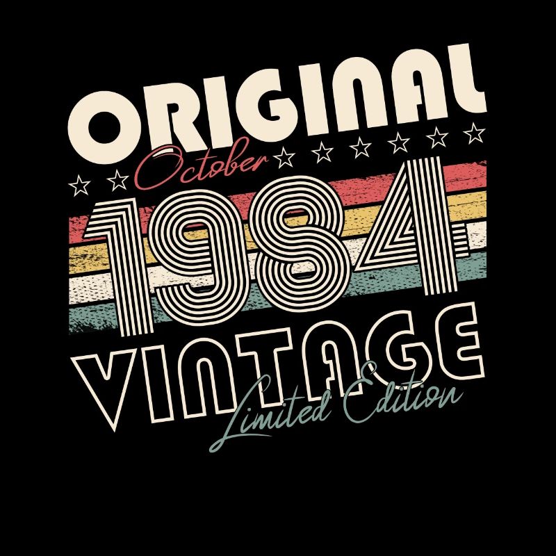 Original Octobre 1984 38th Birthday Gift Cool