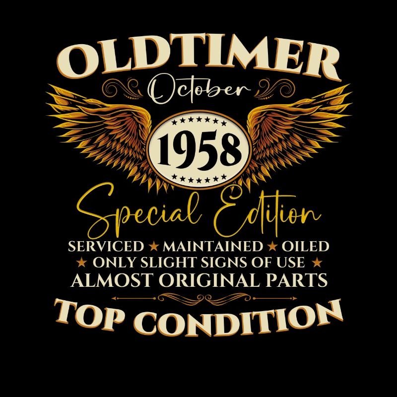 Oldtimer October 1958 64th birthday gift