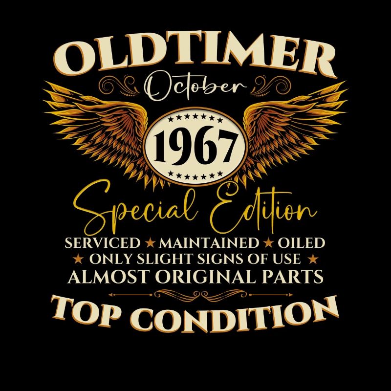 Oldtimer Octobre 1967 cadeau de 55e anniversaire