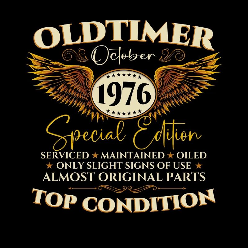 Oldtimer Octobre 1976 cadeau de 46e anniversaire