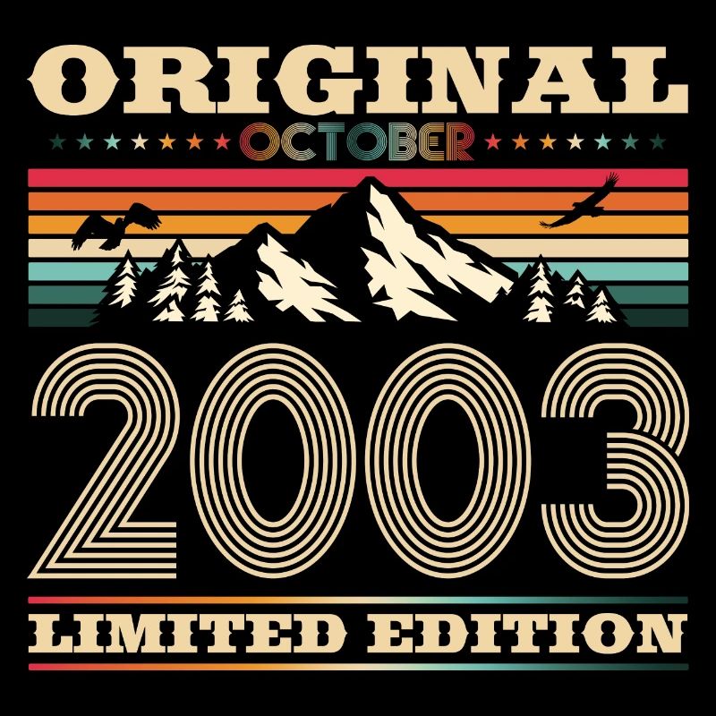 20th Birthday Original October Year 2003