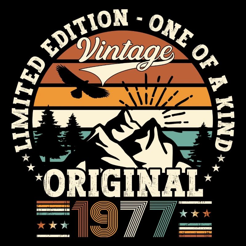 Original vintage 1977 45th birthday gift