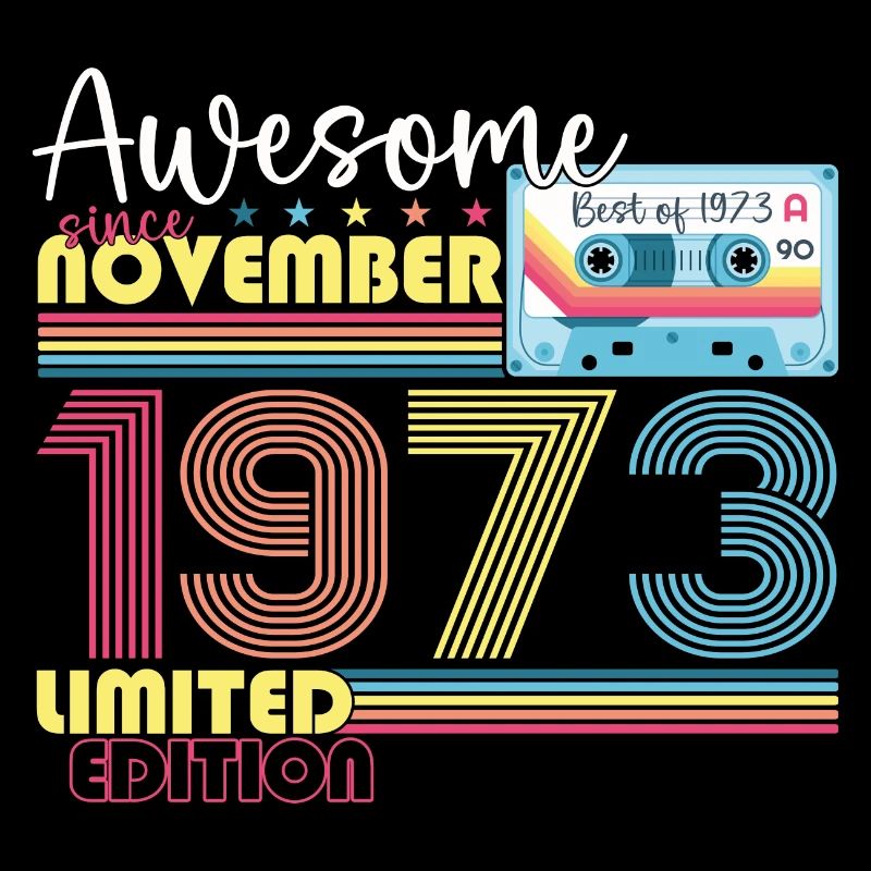 November Born 1973 49th birthday gift