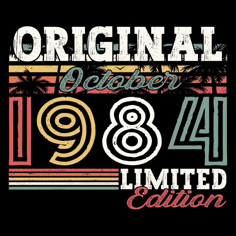 Original Octobre 1984 38th Birthday Gift Cool