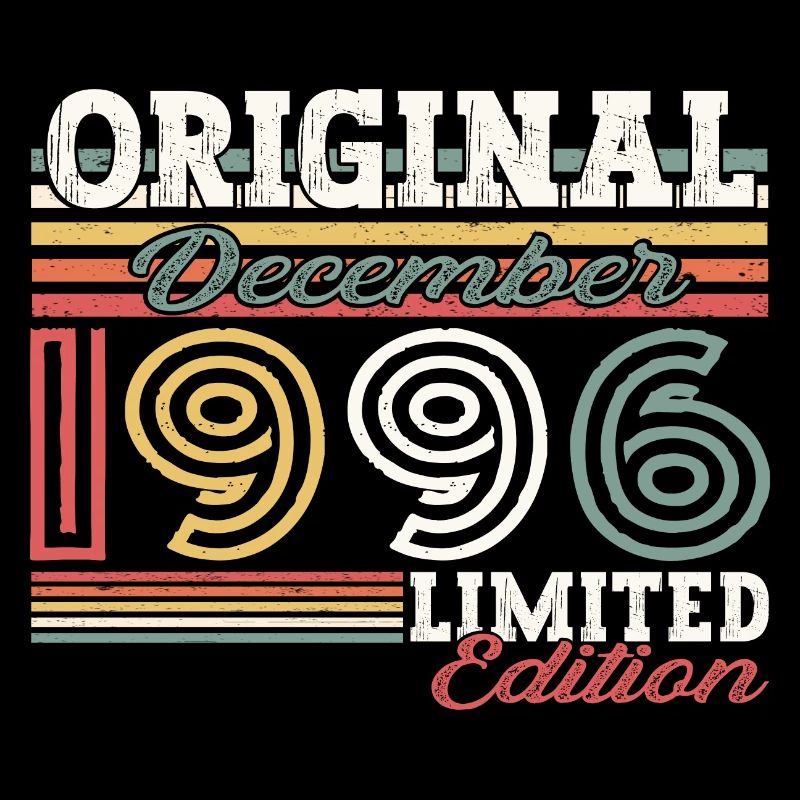December Born 1996 26th birthday gift