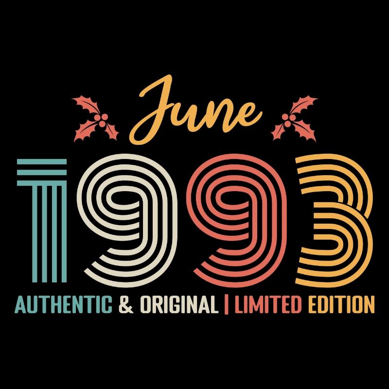 Juni 1993 Geburtstag Juni 1993 Retro Juni
