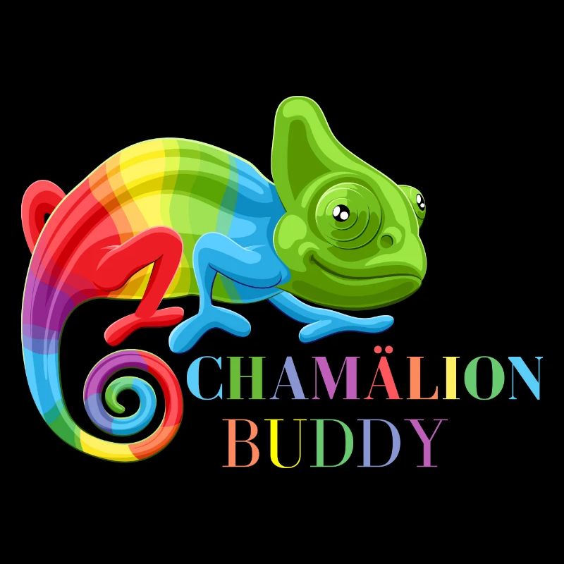 Caméléon, lézards caméléons colorés