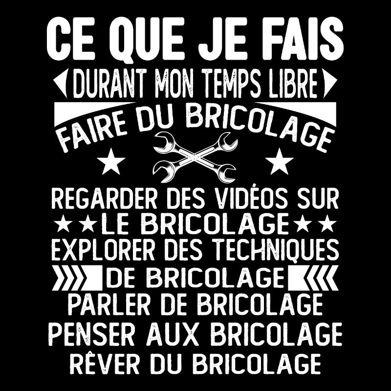 Ce que je fais pendant mon temps libre Bricolage