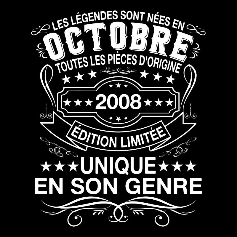 Les légendes sont nées en Octobre 2008 Cadeau