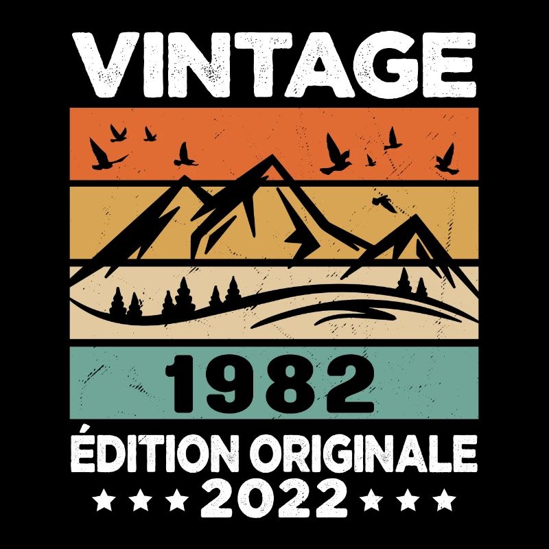 Vintage 1982 Edition Originale Cadeau
