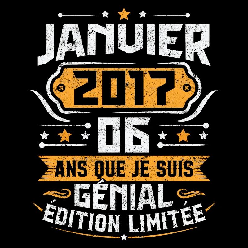 Rétro Cadeau D'anniversaire 6 Ans Janvier 2017
