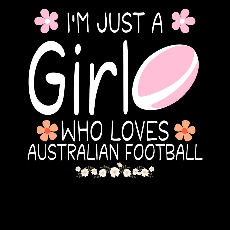 Ich bin nur ein Mädchen, das Australian Football liebt