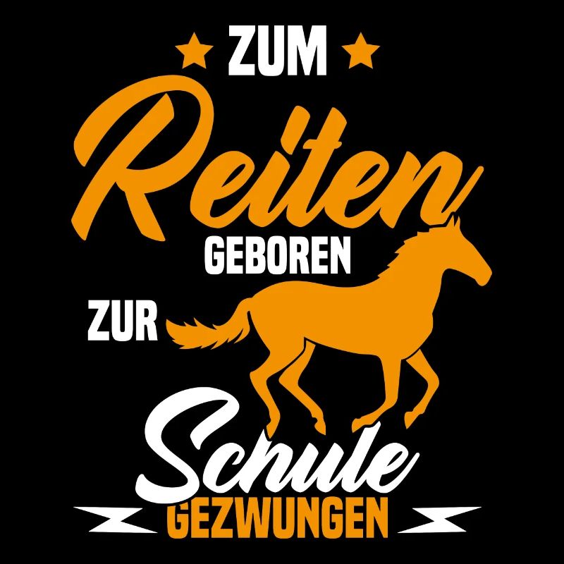 Né pour monter à cheval forcé à aller a l'école