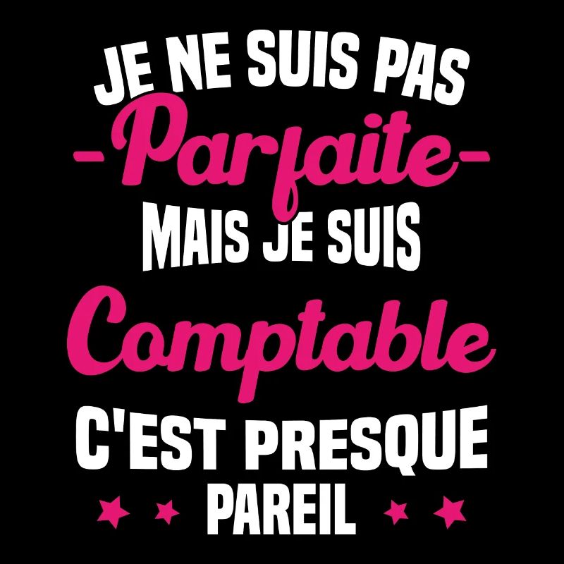 Pas parfaite mais je suis Comptable Humour Cadeau
