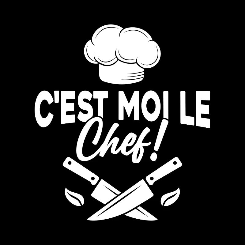 C'est moi le chef Toque de cuisinier