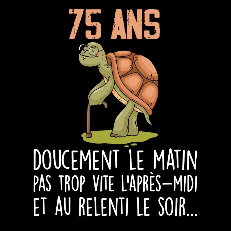 75 ans tortue anniversaire doucement vite ralenti