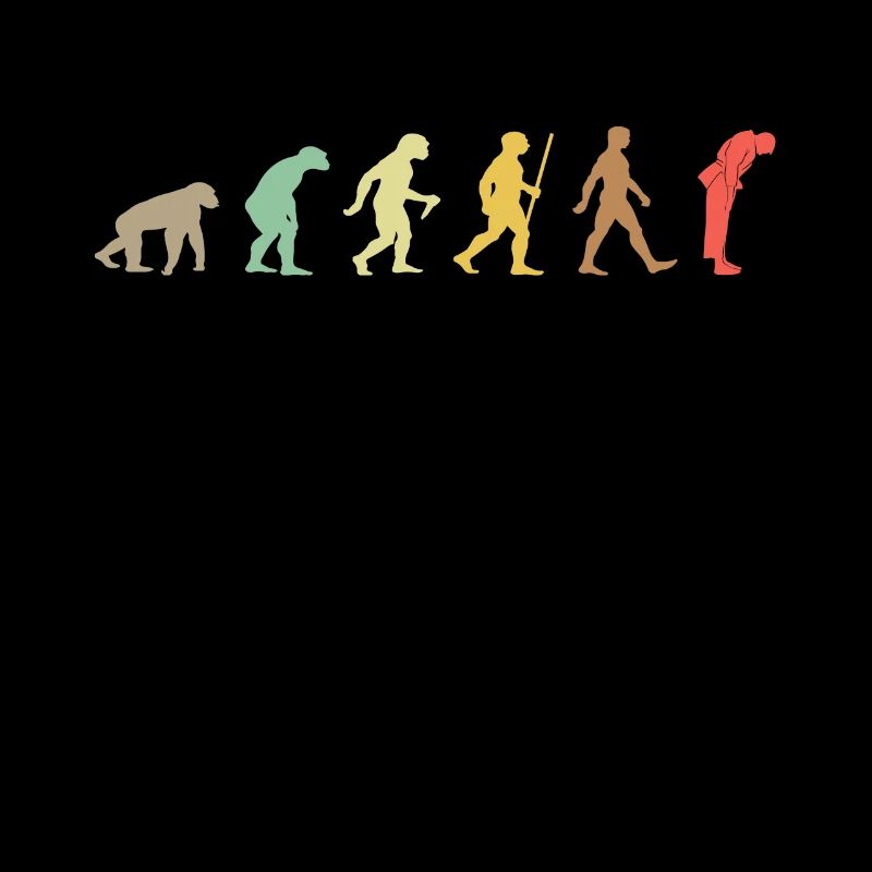 Vintage Judo Retro Kampfkunst Evolution