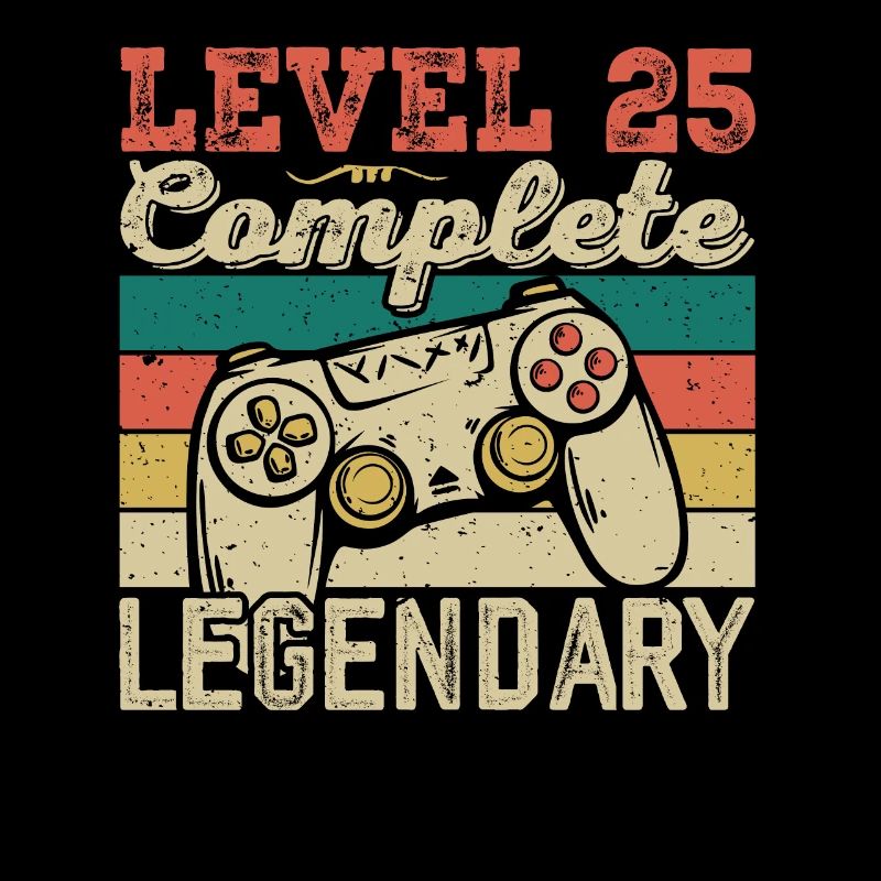 Level 25 Complete, 25th Birthday Gift