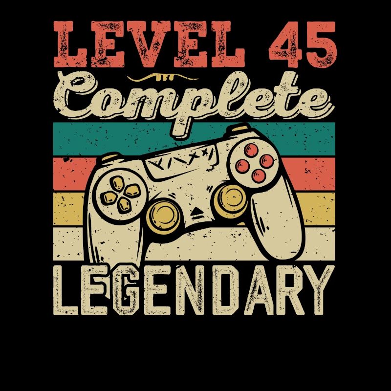 Level 45 Complete, 45th Birthday Gift