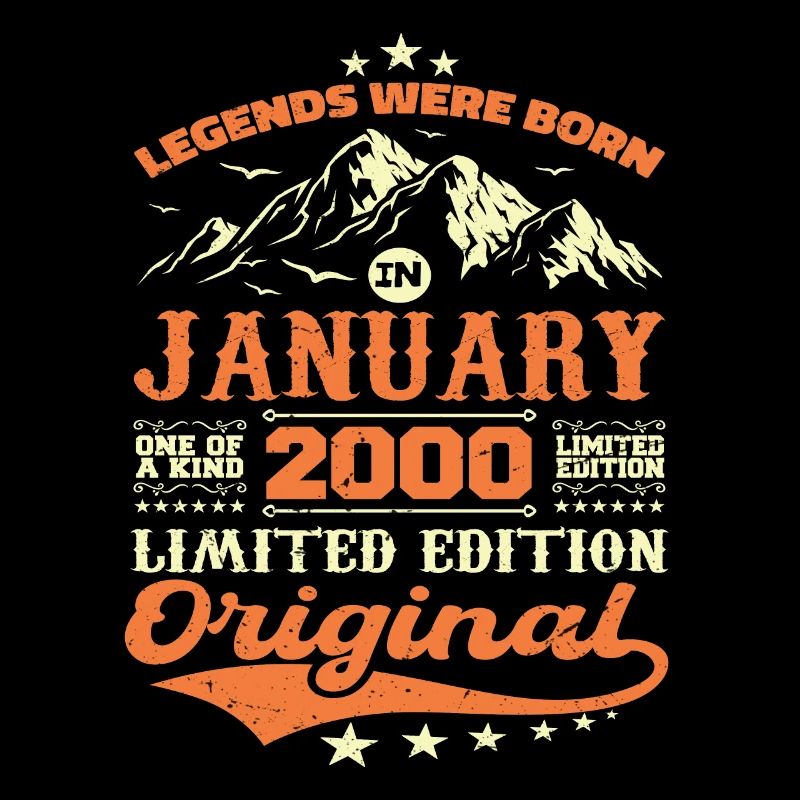 Legendary since January 2000 Vintage Retro 2000