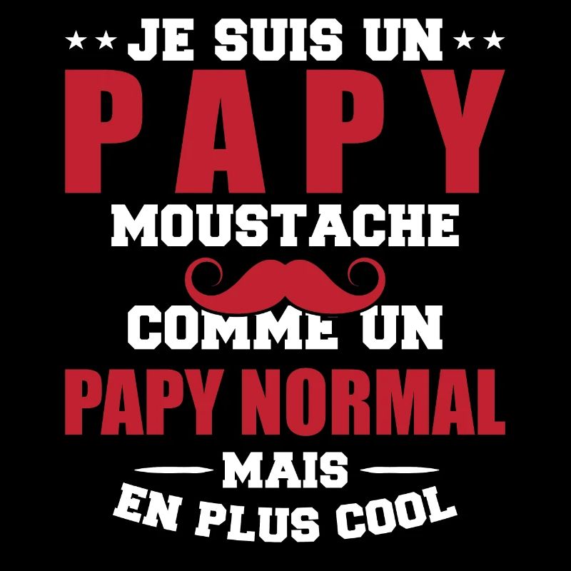 Un papy moustache comme un papy normal