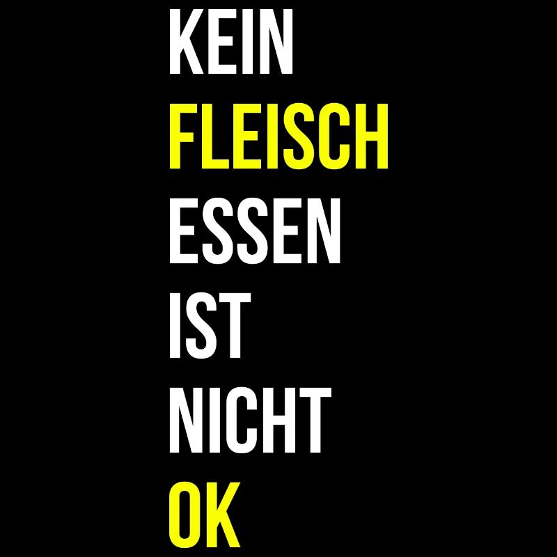 Fleisch essen Spruch