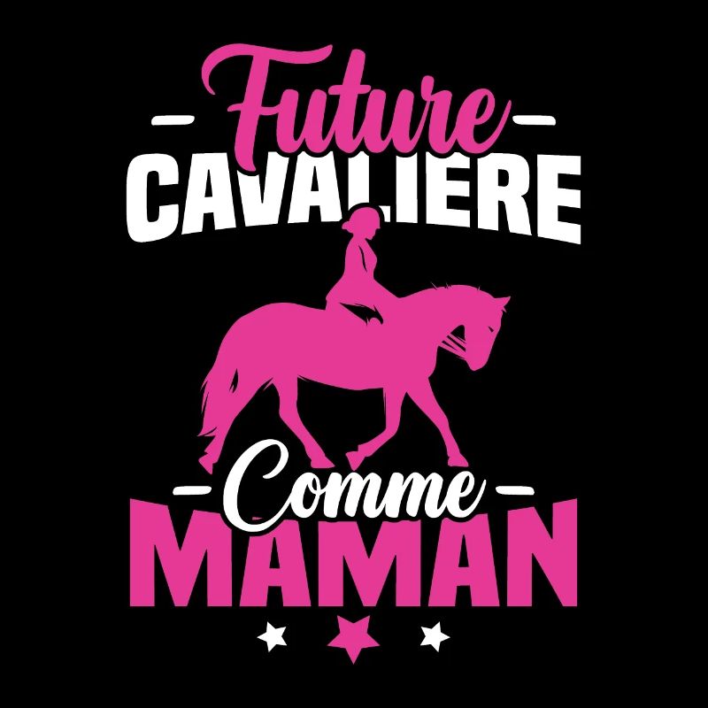 Future cavalière comme maman
