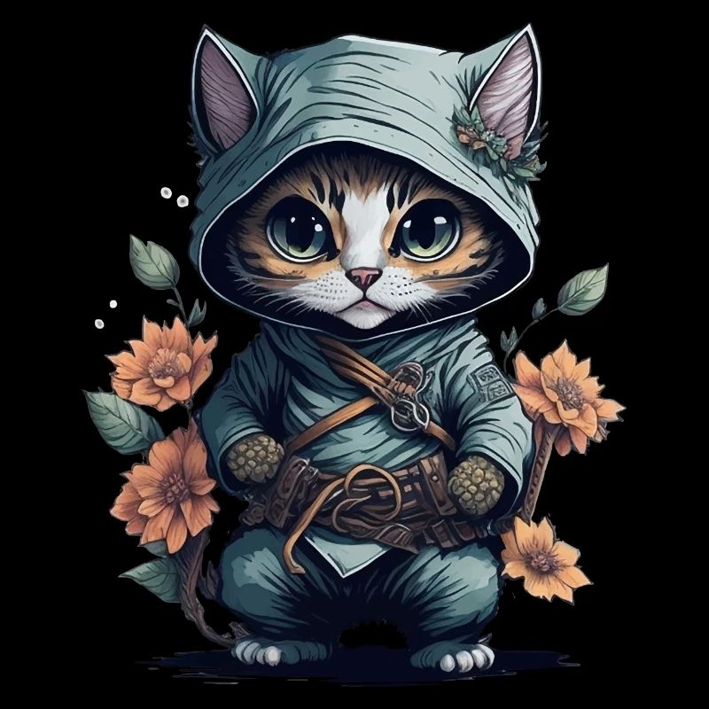 Montrez votre soif d’aventure avec le chat ninja