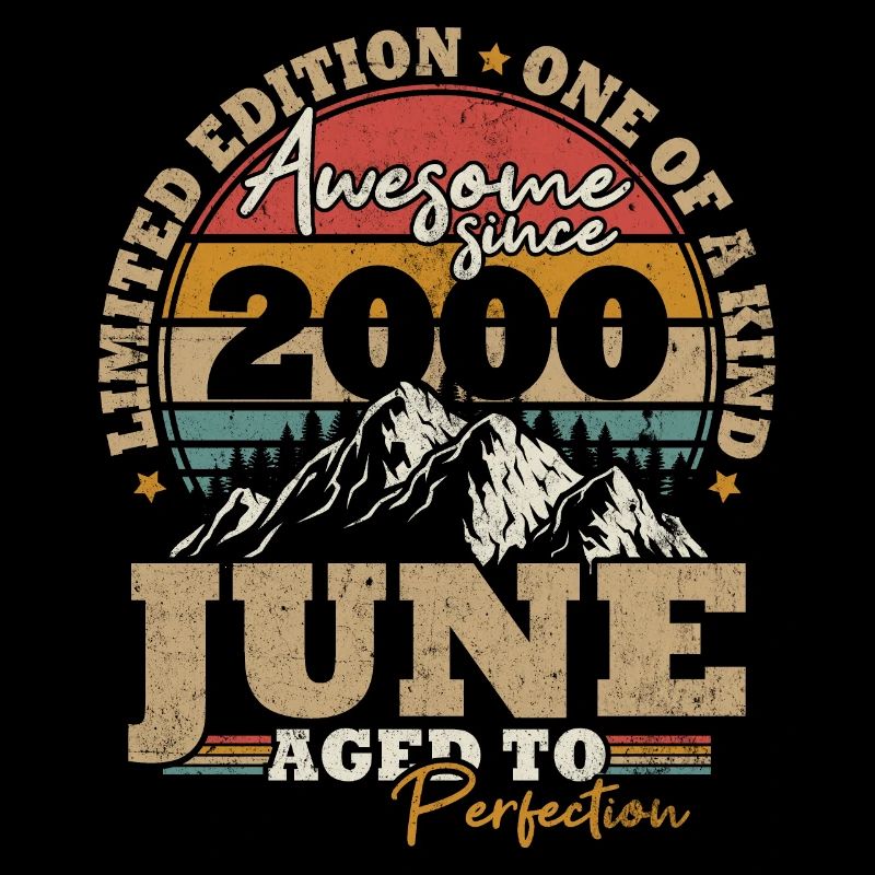 Juni 2000 Vintage Geburtstagsgeschenk 23 Jahre