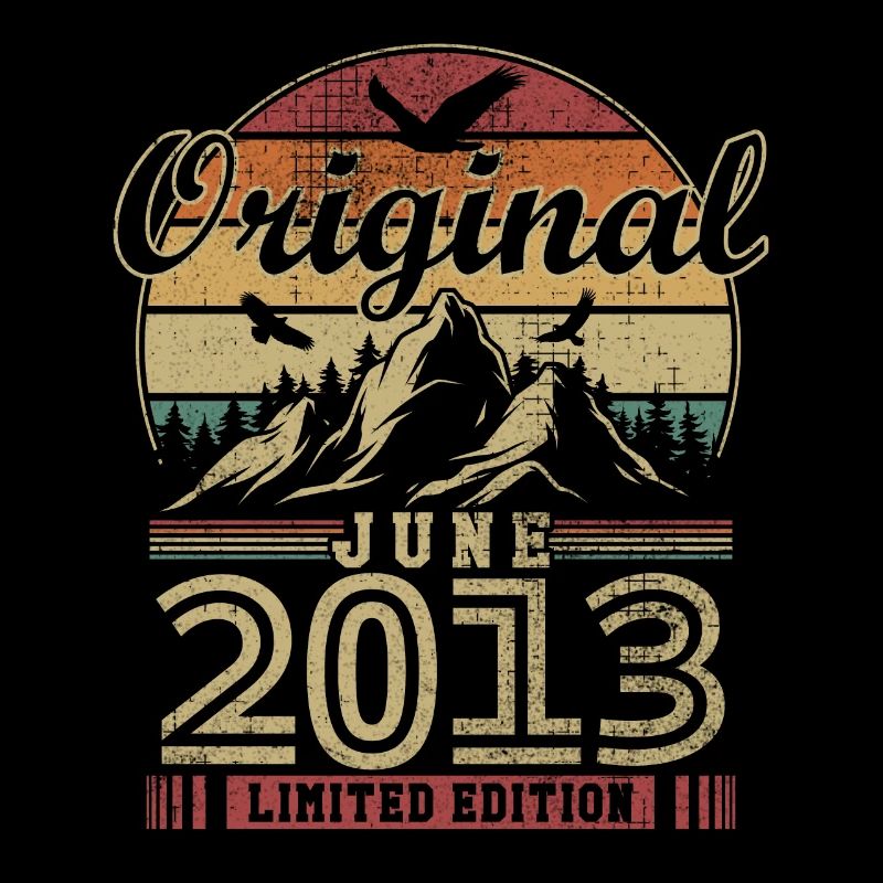 Original Juni 2013 Vintage Jubiläum 2013