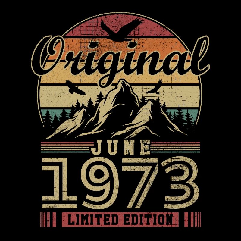 Original Juni 1973 Vintage Jubiläum 1973