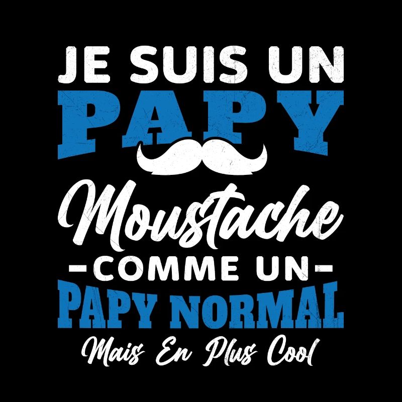 Un papy moustache comme un papy normal