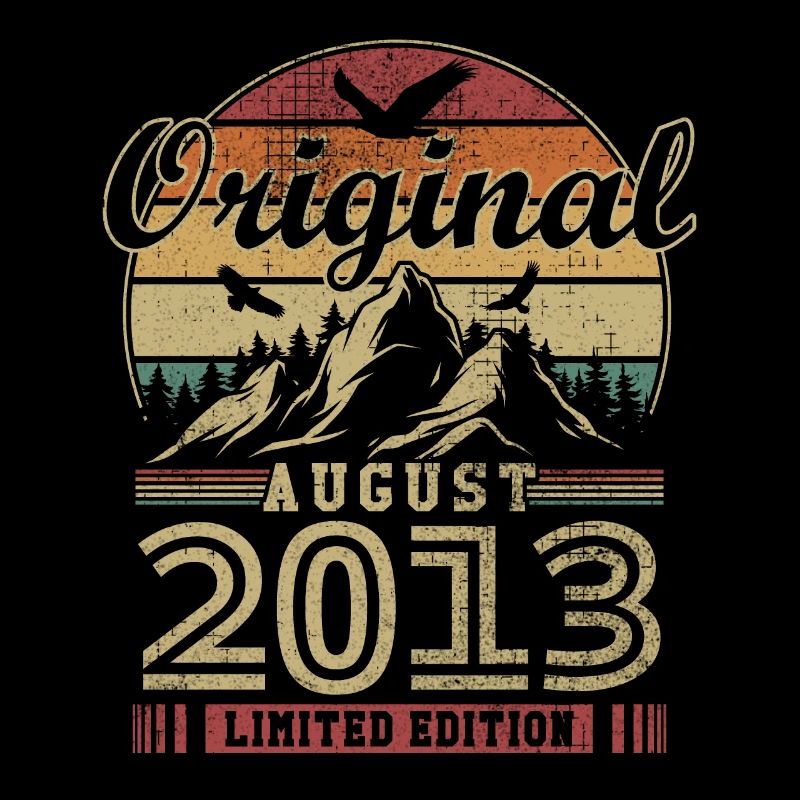 Original August 2013 vintage anniversary 2013