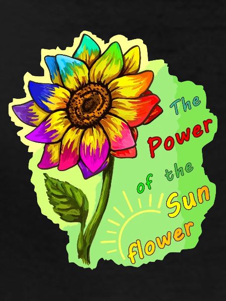 bunte Sonnenblume