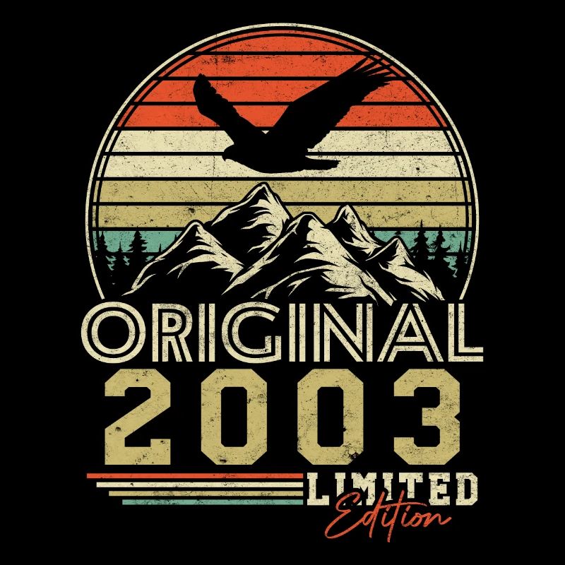 Original 2003 Vintage Retro Anniversary