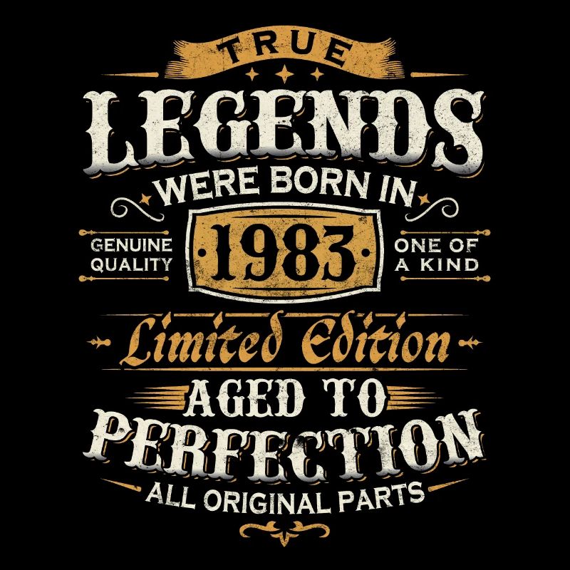 Born in 1983 Legends Birthday Gift
