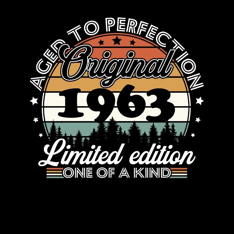 Original 1963 Retro Vintage Anniversary