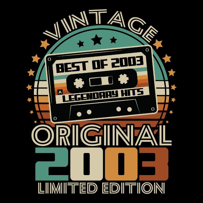 Original 2003 Vintage Retro Birthday
