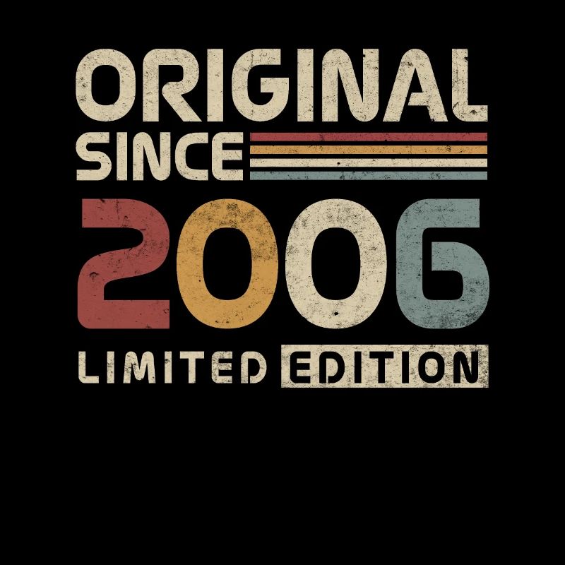 Original 2006 Vintage Retro Jubiläumsgeschenk